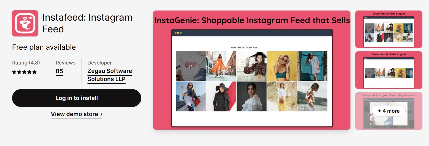 Instafeed: Instagram Feed